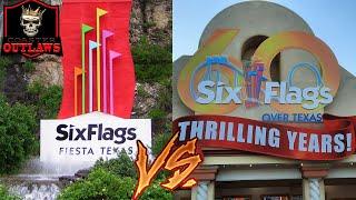 Six Flags Over Texas VS Six Flags Fiesta Texas!! Which Is Better??