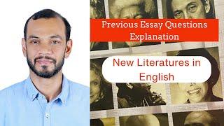 Previous Essay Questions New Literatures in English| 6th Sem BA English Calicut University