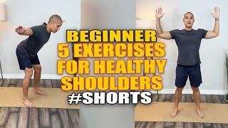 Beginner 5 Exercises for Healthy Shoulders