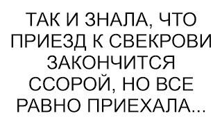 Так и знала, что приезд к свекрови закончится ссорой, но все равно приехала...