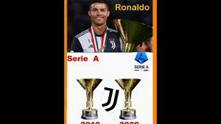 Cristiano Ronaldo's titles in the Serie A Juventus #shortsvideo