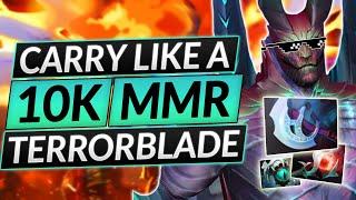 BROKEN TERRORBLADE is OUT of CONTROL - NEW CARRY BUILD - Dota 2 Guide