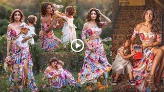 Actress Shriya beautiful Photoshoot with her daughter Radha | Tollywood | Gossip Adda