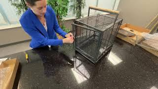 Exotic Nutrition ZooPro Pet Travel Cage Assembly