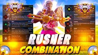 2024 NEW RUSH COMBINATION | br rank best character combination | best character skill for br rank