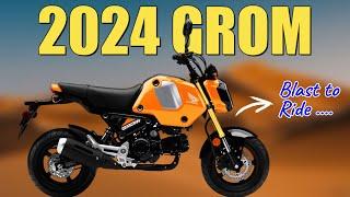 2024 HONDA GROM: More Fun and Customizable