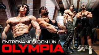 UN OLYMPIA ME ENTRENA / ENSEÑANDO A REVENTAR PUSH CON MI COACH / MAURO x BELCAST