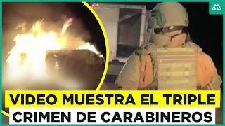 Triple homicidio de Carabineros en Cañete: Videos y audios exclusivos del crimen que enlutó al país