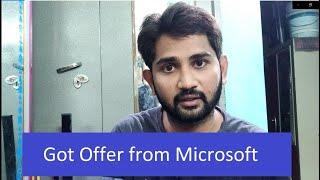 Got Offer from Microsoft