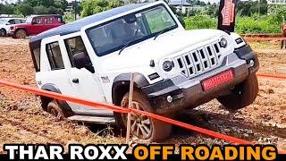 Mahindra Thar Roxx Off Roading Test | Thar Roxx 4x4 Test | All New Thar Roxx 2024 #tharroxx