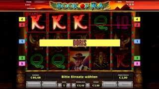 Amazing German penny slot machine Book of Ra Novomatic bonus round freespins