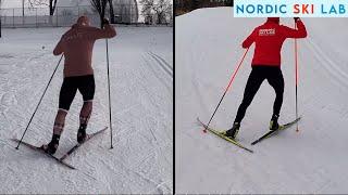 Should you use "old" offset for easy skate skiing?