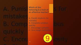 Can You Answer This Teaching Aptitude Question Correctly? 