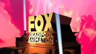 Deadpool Animation Studios logo (2024-) (Pink Sky Version)