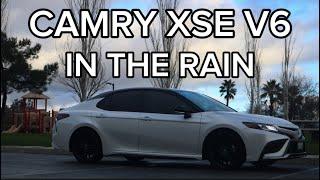 How Good is the Camry XSE V6 in the RAIN?