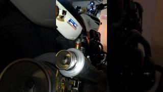 CB400SF換原廠管測試