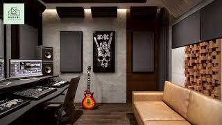 Music Studio Interior Design - MNK Studio Video