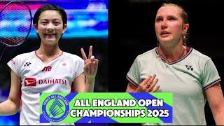 (WS~R32) Tomoka Miyazaki (JPN) VS Julie Dawall Jakobsen (DEN) | All England Championships 2025