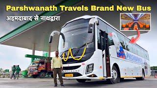 Ahmedabad To Nathdwara in Parshwanath Travels Brand New Bharatbenz Maharaja Super Luxury AC Bus