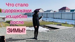 Результаты ЗИМОВКИ! Дорожки, отсыпка, туи, гортензии! Так стоит ли делать дорожки из щебня!?