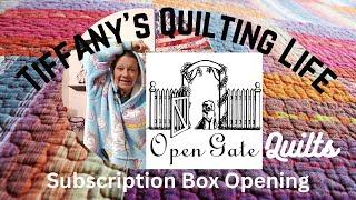 Opening The September 2024 Open Gate Quilts Project Box