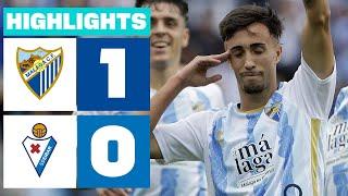 MÁLAGA CF 1 - 0 SD EIBAR | HIGHLIGHTS LALIGA HYPERMOTION