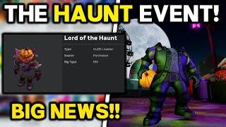 THE HAUNT RELEASE DATE!? (NEW Halloween Roblox Event)