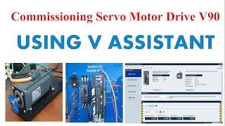 Commissioning Servo Motor Drive Sinamic V90 Using V Assistant | Kendali motor servo