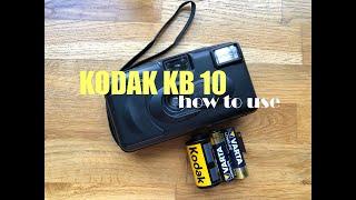 How to use Kodak KB 10 35mm Film Camera