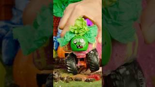 blaze toys hide from ZOMBIE monster machines!  | Toymation #shorts