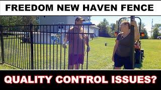 Freedom New Haven Fence DIY Install Part 1 - All Good Until This Happened....