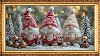 4K Frame TV Art Screensaver Wallpaper | Christmas Gnomes