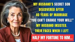 My Husband’s Secret Son Discovered After 40 Years — You Should’ve Seen His Face When I Left Half...