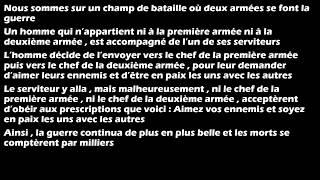 Je ne suis pas venu apporter la paix , mais l'épée - Explication de ce verset