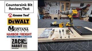 Review and Test of the Top Countersink Drill Bits