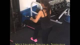 West London Personal Training: Lunged Row