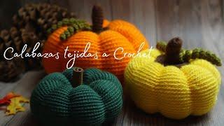 Tutorial Calabazas tejidas a crochet en diferentes tamañosMayelin Ros