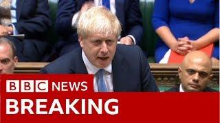 Boris Johnson makes first Commons statement as PM - BBC News