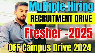 Multiple Hiring | OFF Campus Drive For 2025, 2024, 2023 Batch | Fresher Jobs | Infosys, HCL