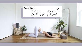  30 Min | Yoga for STRESS RELIEF w/   *calming meditation music*