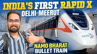 India's First Rapid X RRTS Train || 160Kmph Speed వెళ్తుంది || Delhi To Meerut | Namo Bharat Train