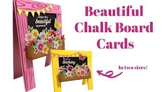 Beautiful Chalk Board Cards