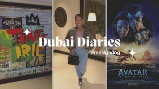 DUBAI DIARIES| MINI WEEKEND VLOG| WATCHING AVATAR 2. EATING AT TING IRIE & HAVING FUN…|Weekly Vlog