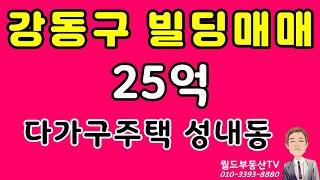 0 26 강동구 빌딩매매 25억 다가구주택 성내동 월드부동산TV 770