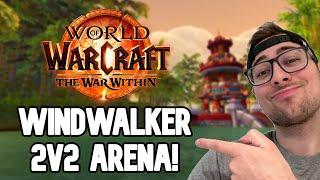 Playing 2v2 On the first day of the season! - Windwalker Monk Arena R1 Gladiator