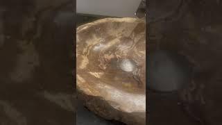 Natural Stone Sink - Petrified Wood