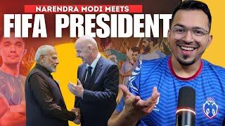 Narendra Modi Meets FIFA President Gianni Infantino | Boost For Indian Football