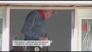 Jimmy Carter helped build homes in Bay Area in 2013