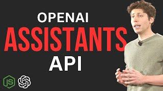 OpenAI Assistants API Tutorial - Playground & NodeJS