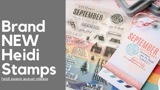 ***new*** Heidi Swapp August Stamp Release